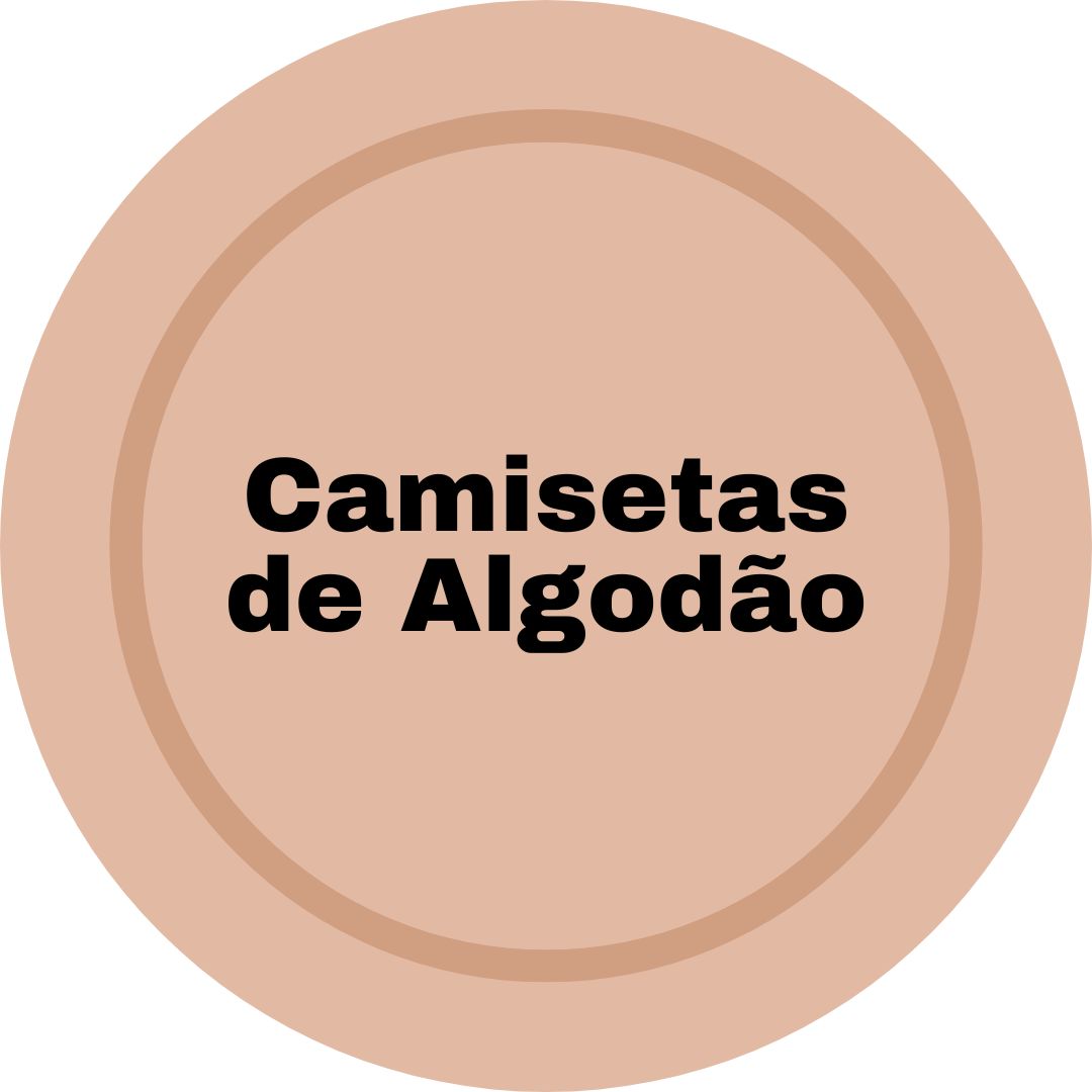 Camisetas de Algodão