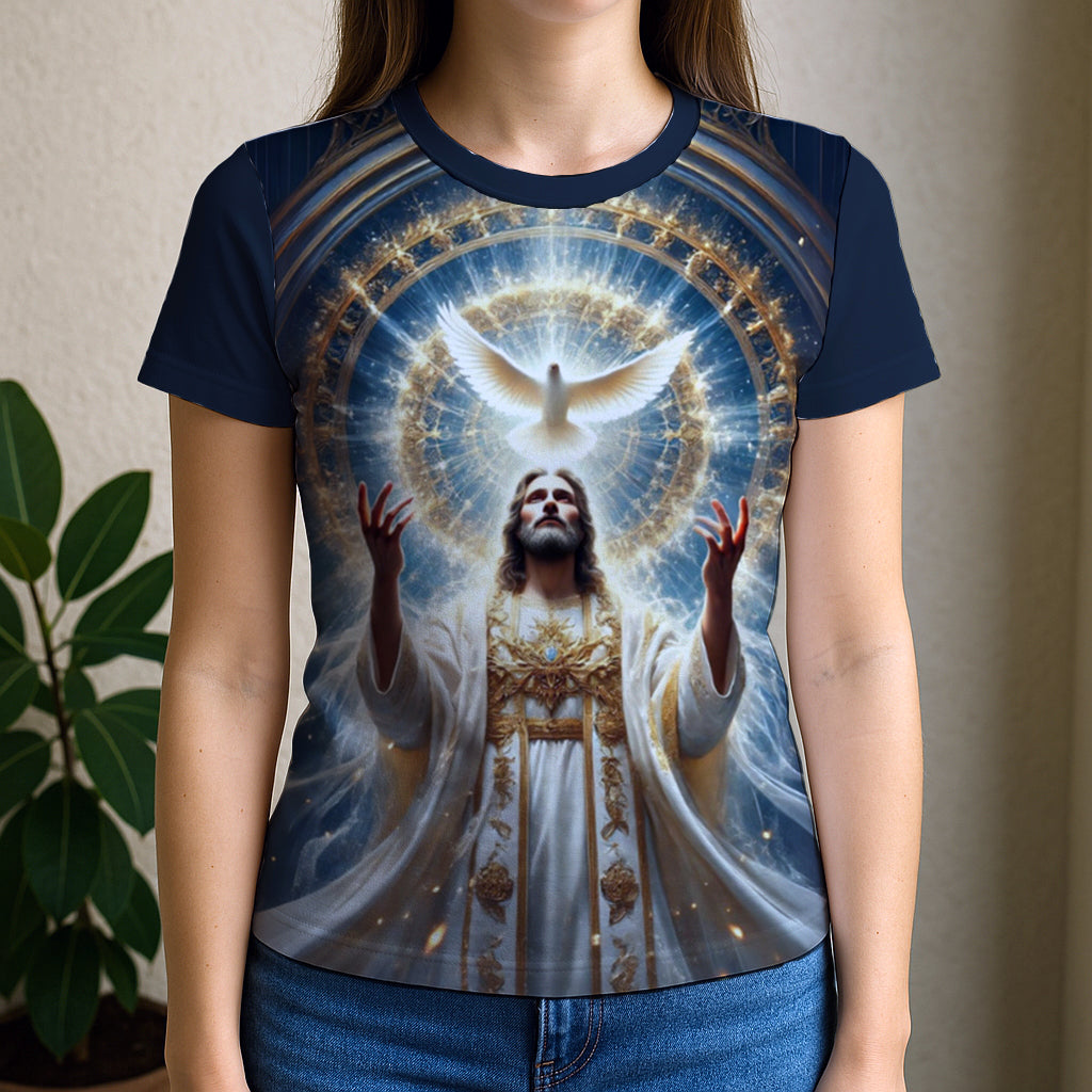 Camiseta Feminina Baby Look Full Print Espirito Santo REF 14