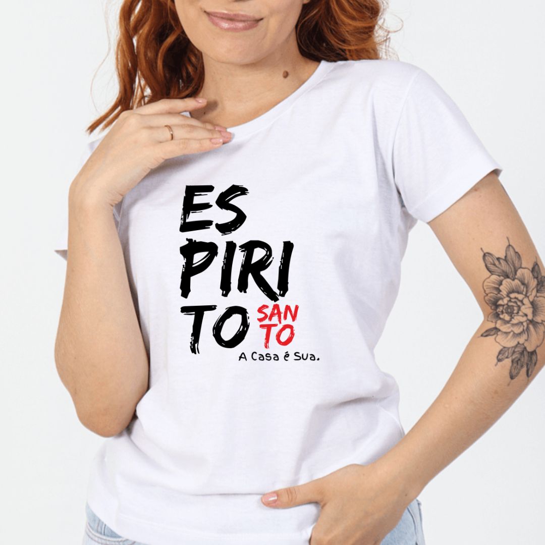 Camiseta Feminina Baby Look Espirito Santo REF 10