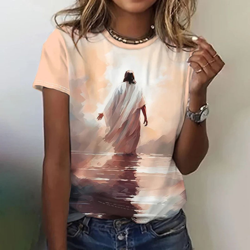 Camiseta Feminina Baby Look Full Print Espirito Santo REF 01