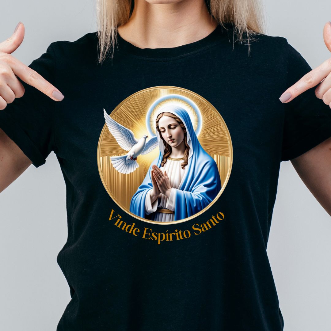 Camiseta Feminina Básica Maria Espirito Santo - REF 17