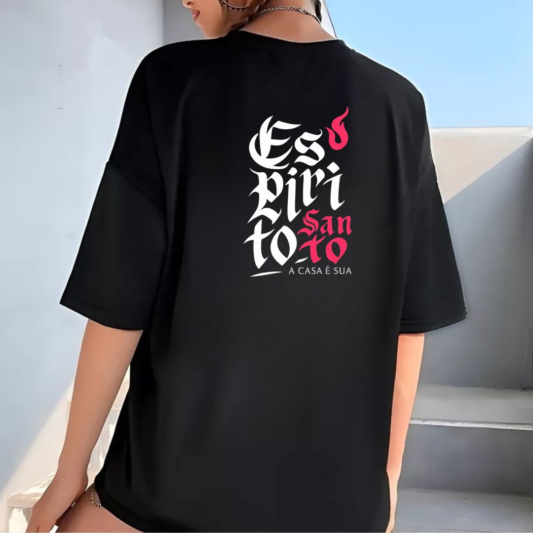 Camiseta Feminina Oversized Espirito Santo REF 45