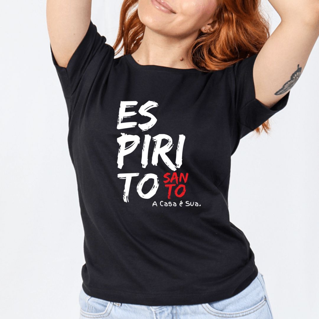 Camiseta Feminina Baby Look Espirito Santo REF 10