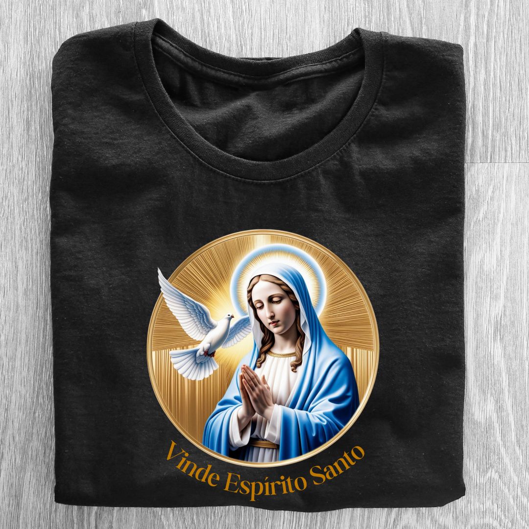 Camiseta Feminina Baby Look Maria Espirito Santo - REF 17
