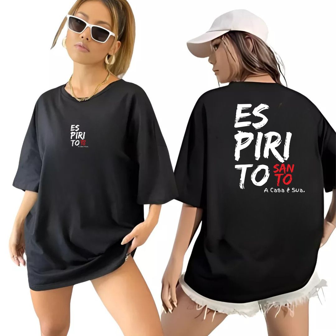 Camiseta Feminina Oversized Espirito Santo REF 10