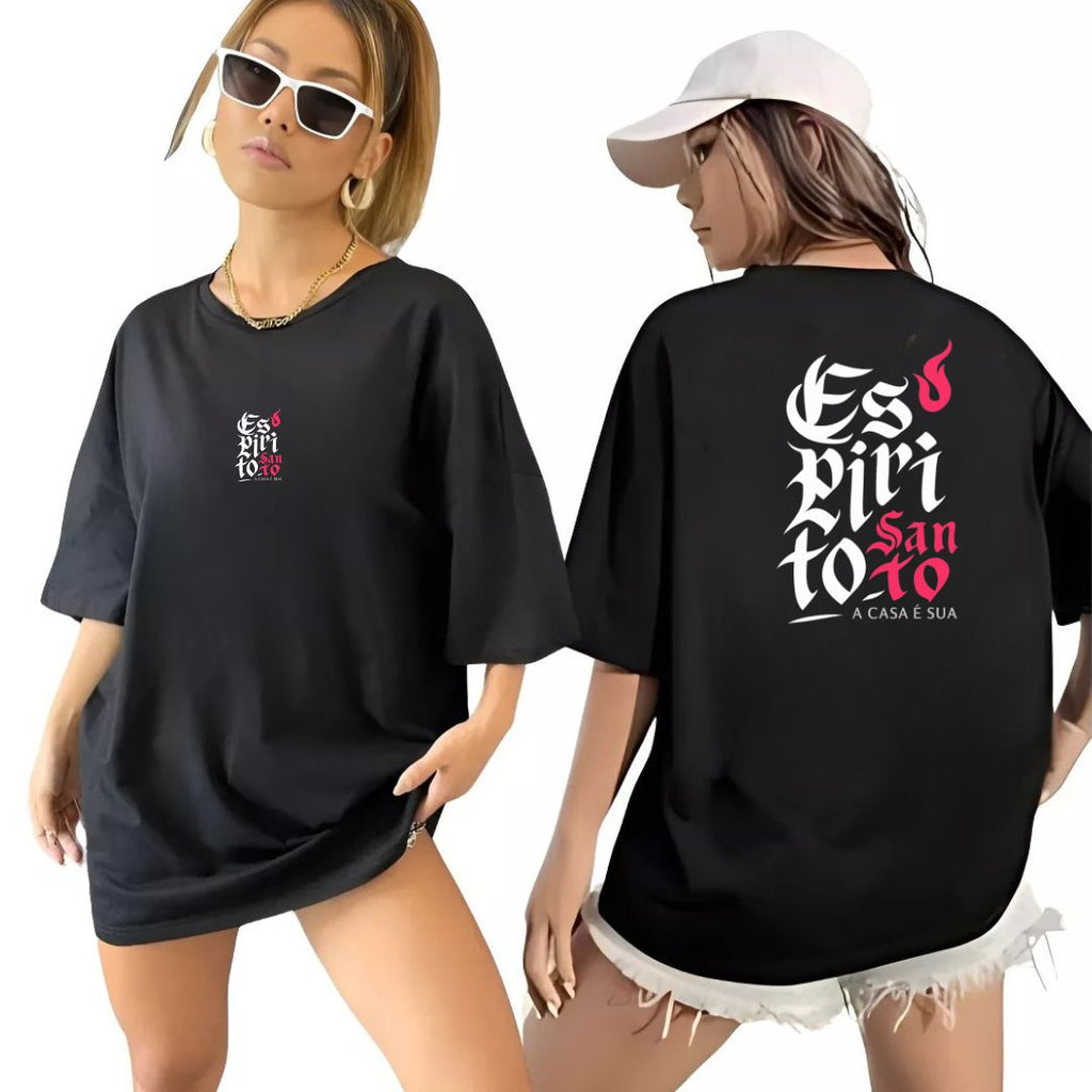 Camiseta Feminina Oversized Espirito Santo REF 45