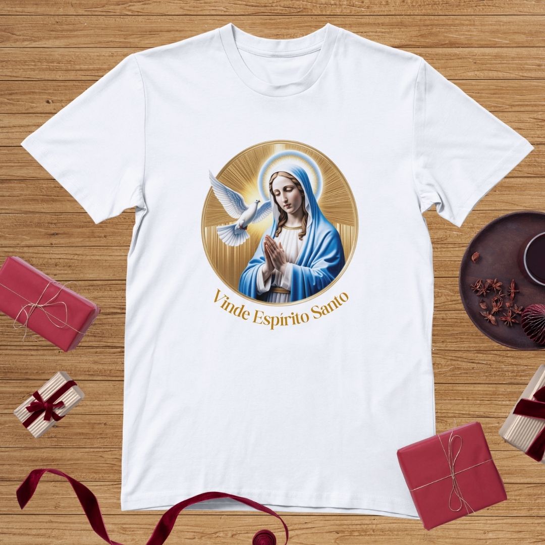 Camiseta Feminina Básica Maria Espirito Santo - REF 17