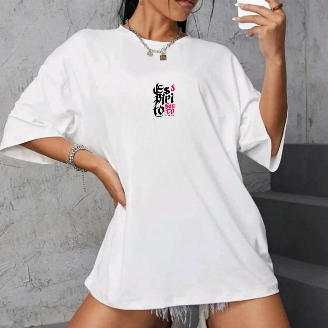 Camiseta Feminina Oversized Espirito Santo REF 45
