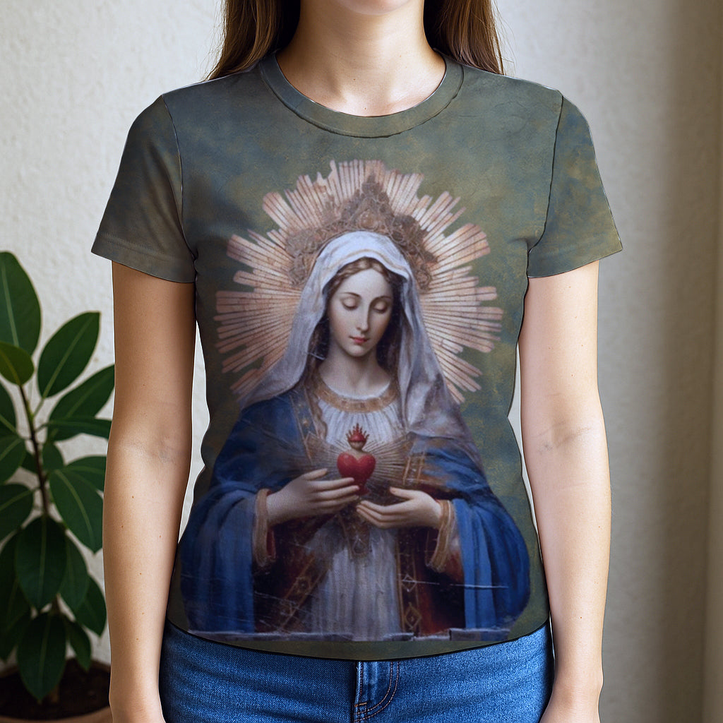 Camiseta Feminina Baby Look Full Print Espirito Santo REF 02