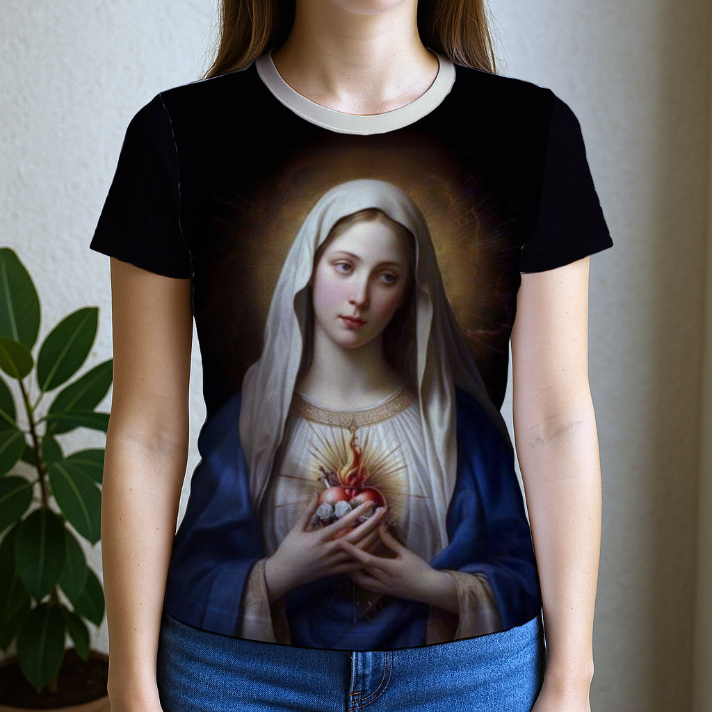 Camiseta Feminina Baby Look Full Print Espirito Santo REF 09