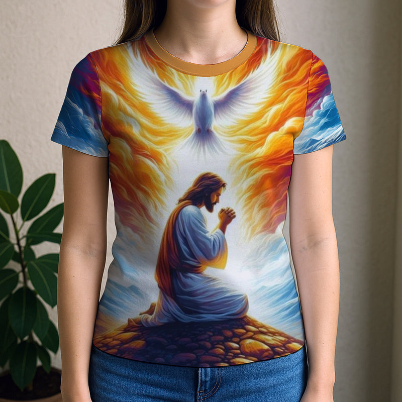 Camiseta Feminina Baby Look Full Print Espirito Santo REF 11
