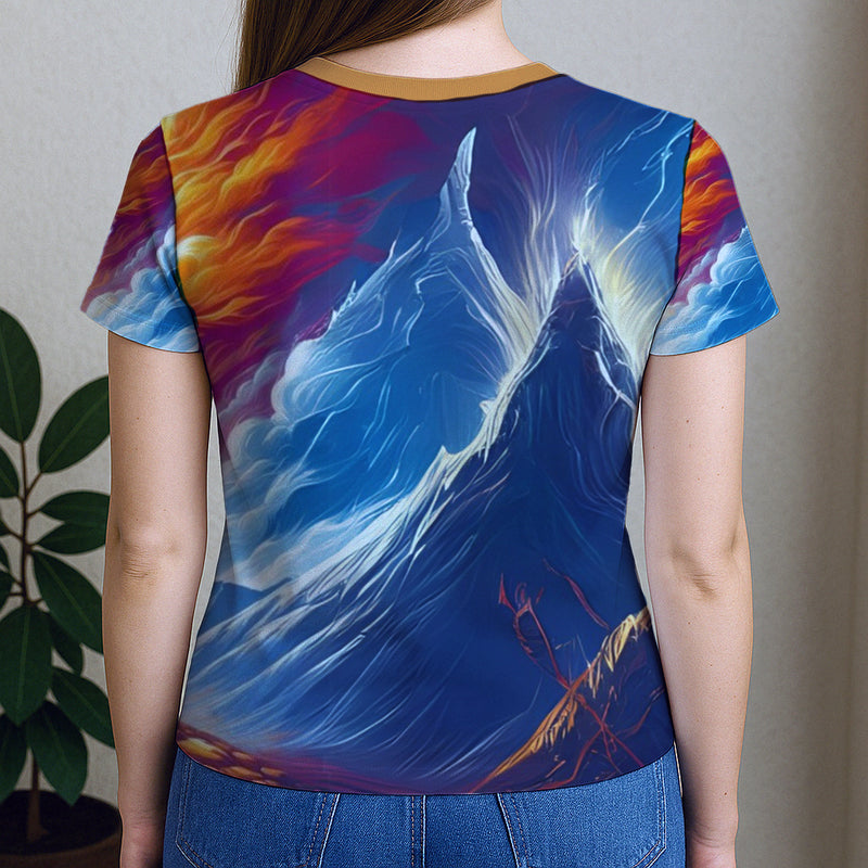 Camiseta Feminina Baby Look Full Print Espirito Santo REF 11
