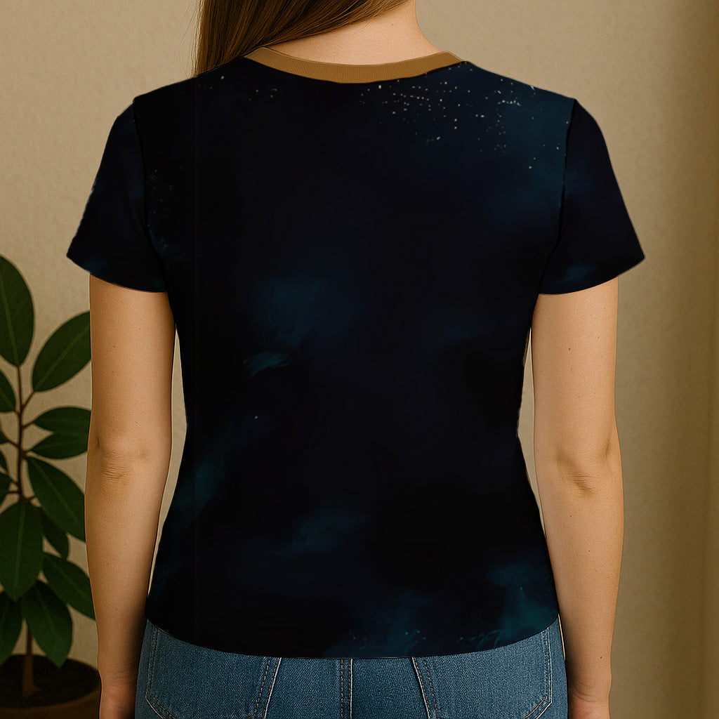 Camiseta Feminina Baby Look Full Print Espirito Santo REF 16