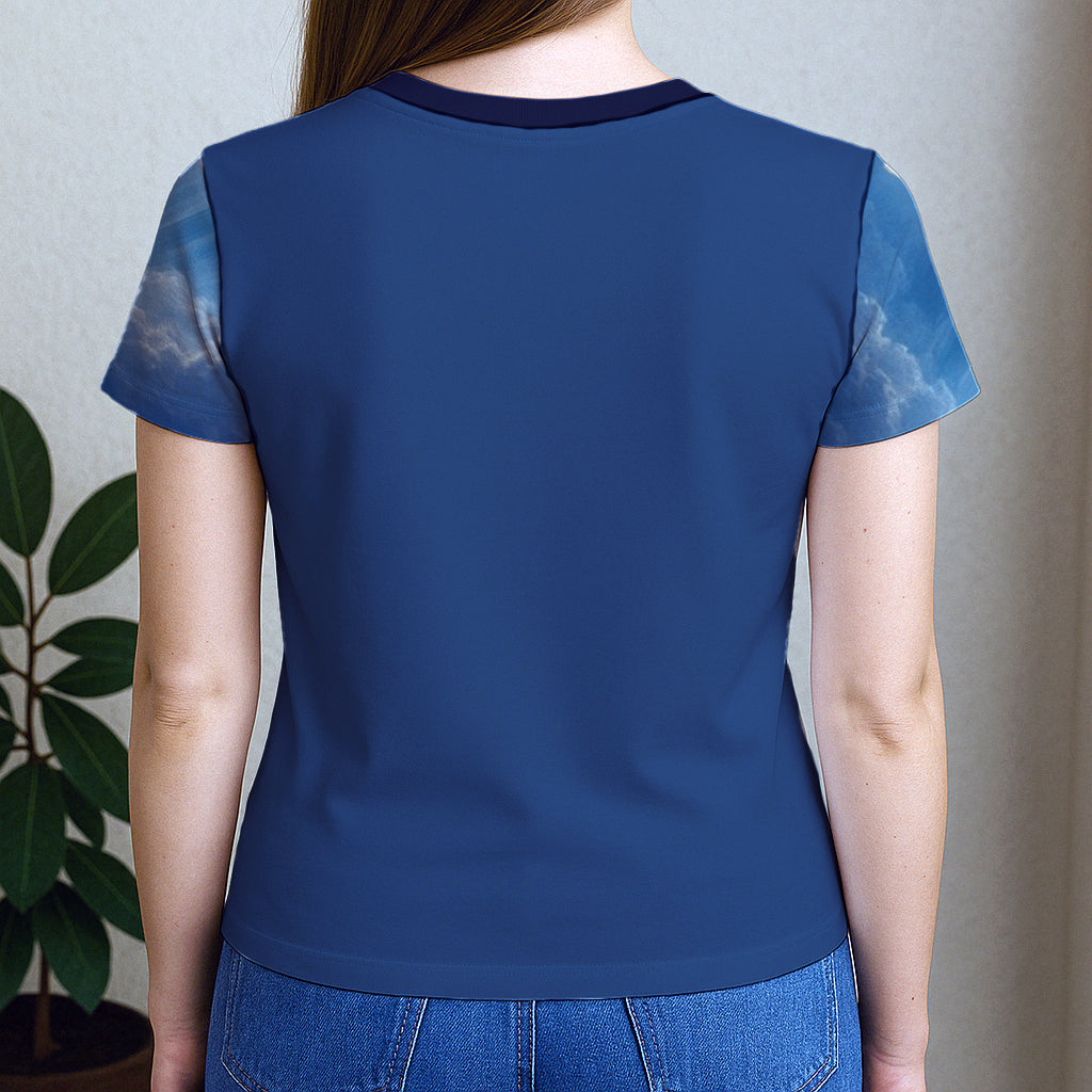 Camiseta Feminina Baby Look Full Print Espirito Santo REF 47