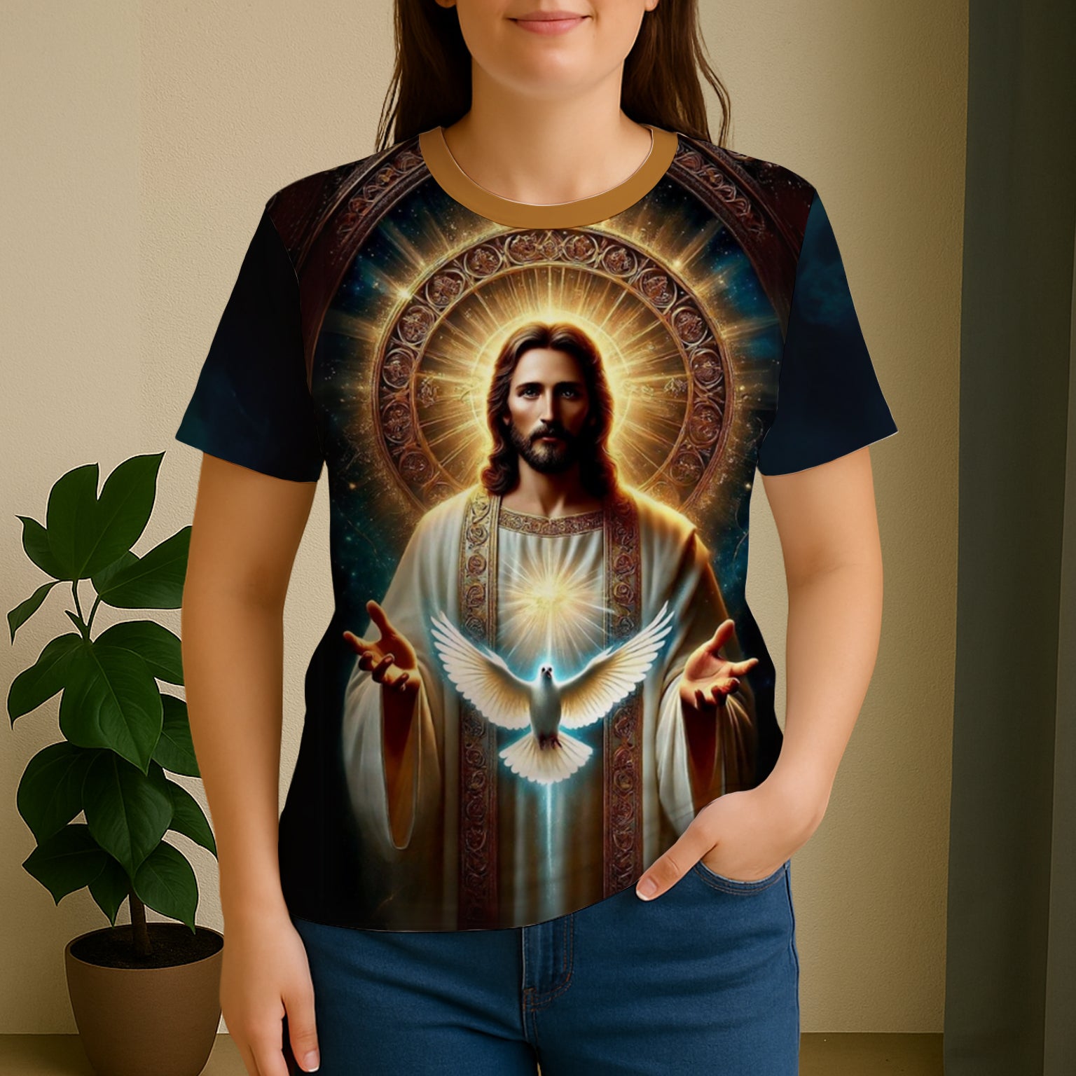 Camiseta Unissex Básica Full Print Espirito Santo REF 16
