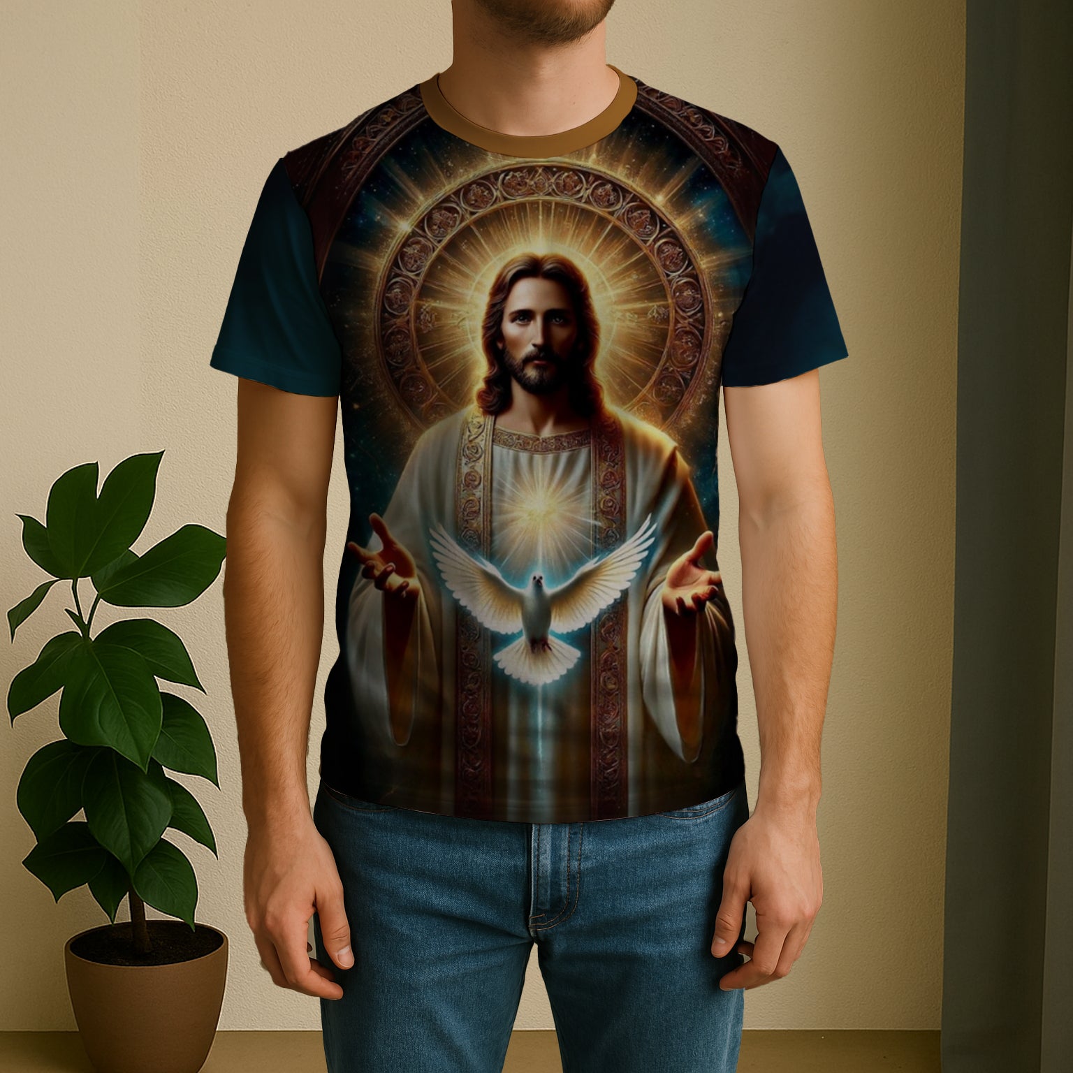 Camiseta Unissex Básica Full Print Espirito Santo REF 16