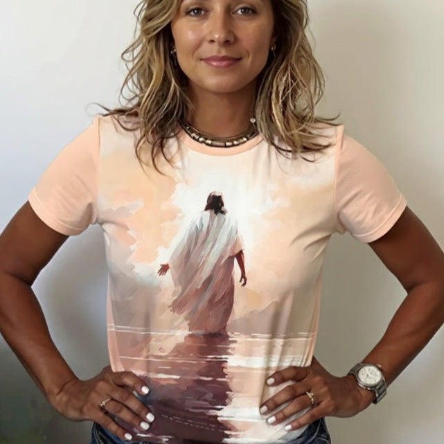 Camiseta Feminina Baby Look Full Print Espirito Santo REF 01